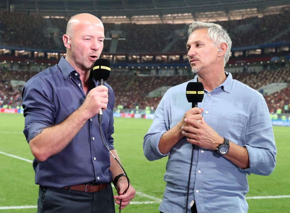 Alan Shearer and Gary Lineker were also on the Rest is Football podcast