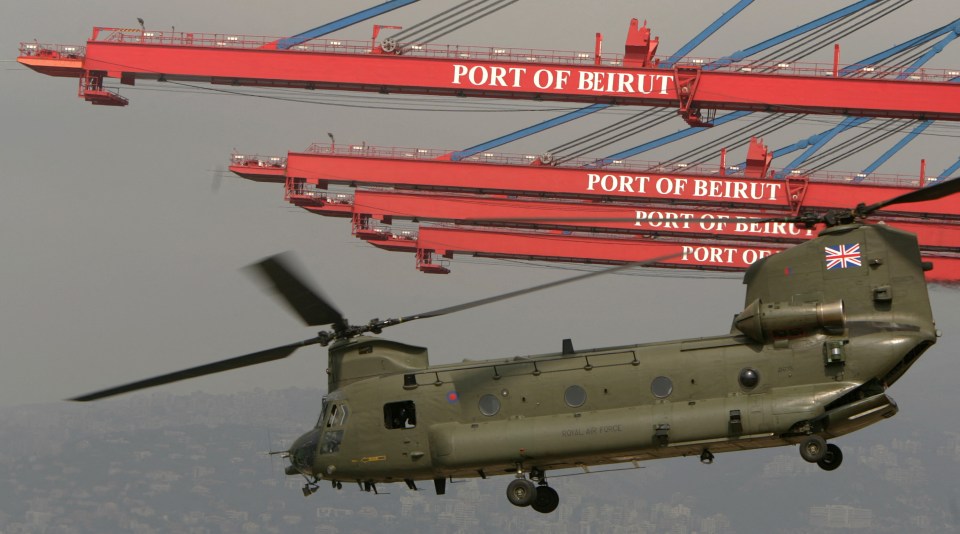 Brits could be evacuated in Chinook helicopters