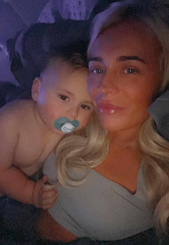 Carter's mum Samantha paid tribute to the two-year-old