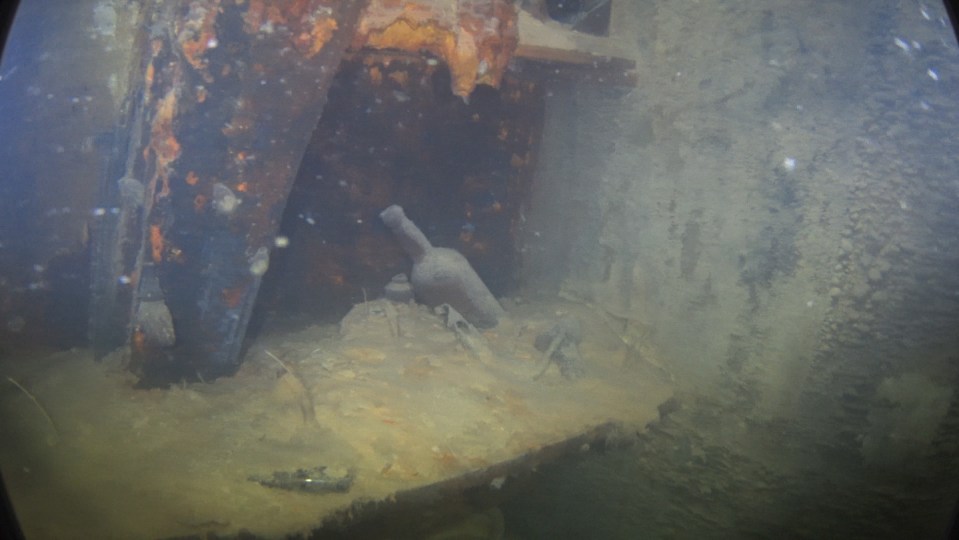 The watery grave was discovered in 2019