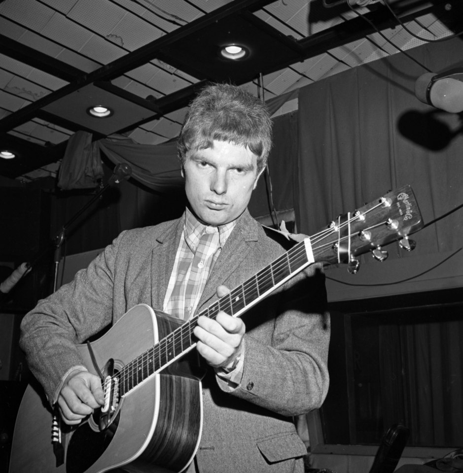 Van in a New York recording studio in 1967