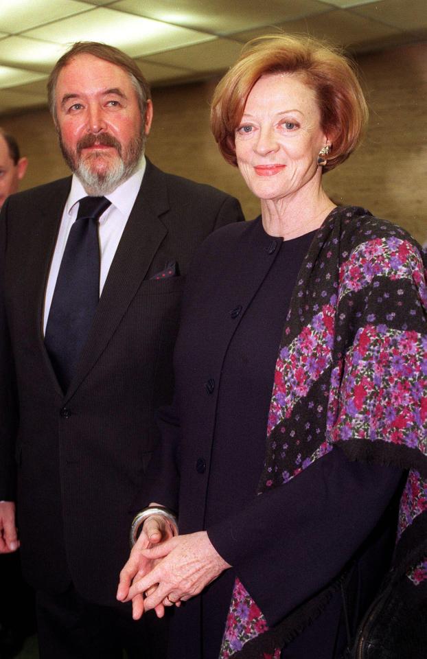 Dame Maggie married Beverley Cross after her divorce from Robert