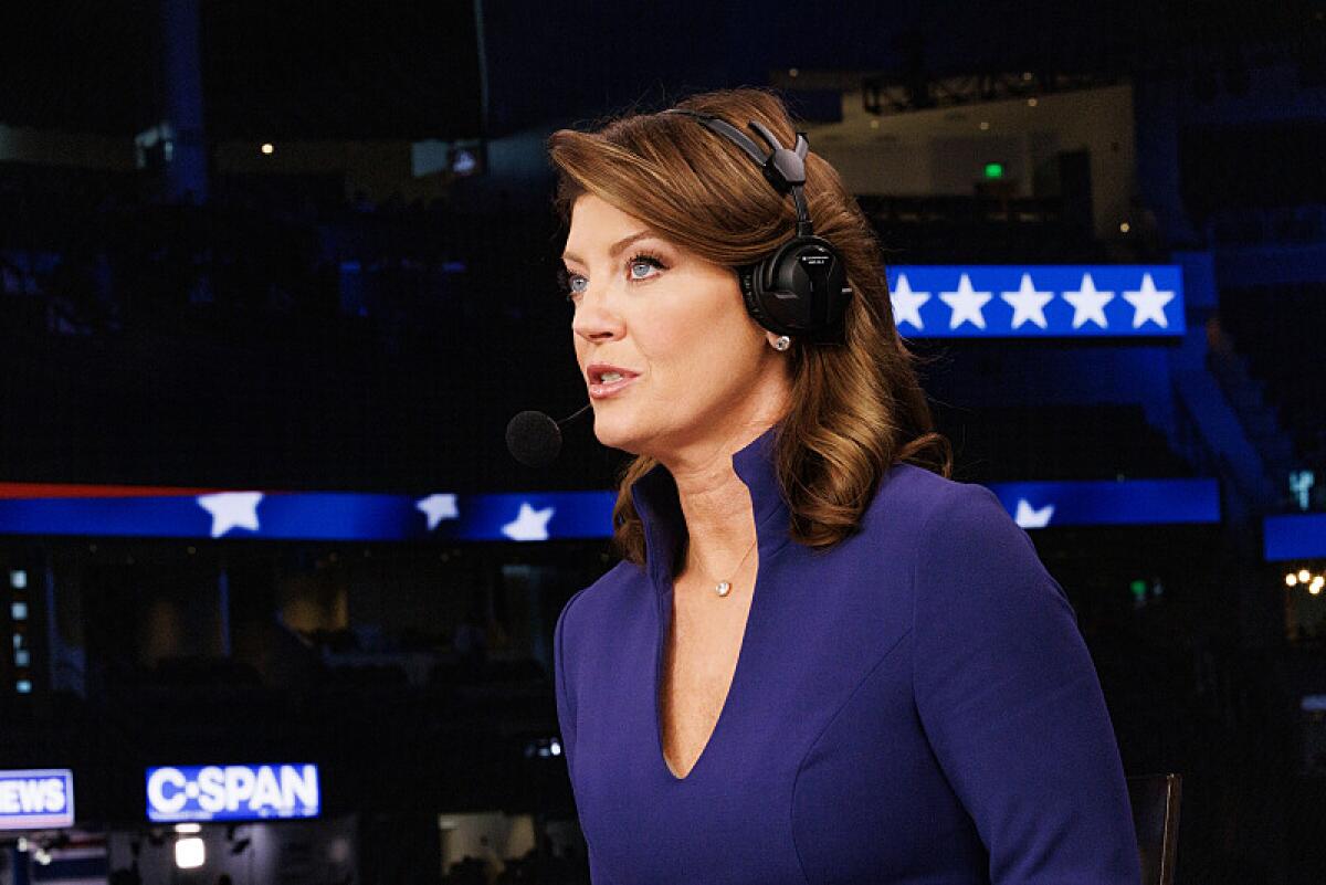 Norah O’Donnell at the 2024 Republican National Convention in Milwaukee.