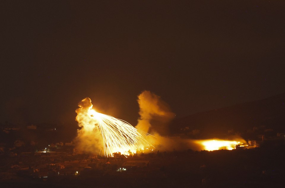 Israel continued to bomb Beirut as it began its invasion in the south of Lebanon