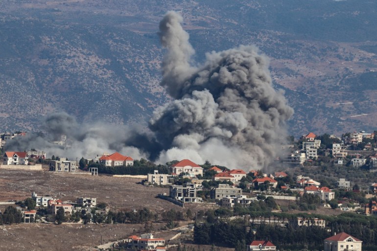 Israeli air strikes in Lebanon