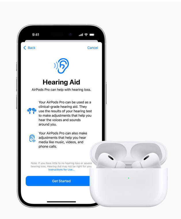 The AirPods Pro will let you do an at-home hearing test that takes just five minutes.