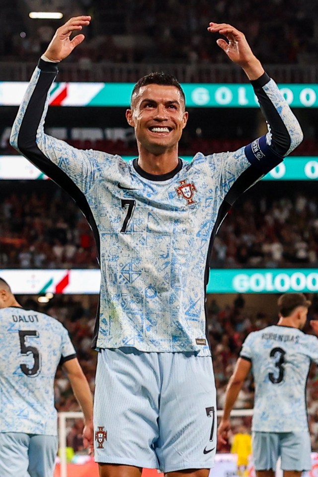 Cristiano Ronaldo scored for Portugal to bring up 900 goals in his career