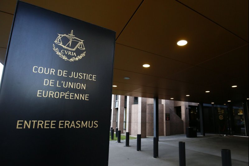 The European Court of Justice in Luxembourg hit Silicon Valley's top two tech giants Tuesday with significant financial penalties, ordering Apple to pay Ireland $14.3 billion in back taxes and fining Google $2.6 billion for abuse of the market dominance of its shopping comparison service. File photo by Julien Warnand/EPA-EFE