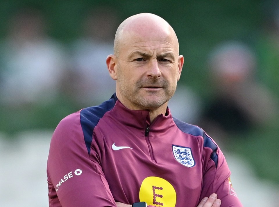 Lee Carsley remained silent during England's national anthem on his first game