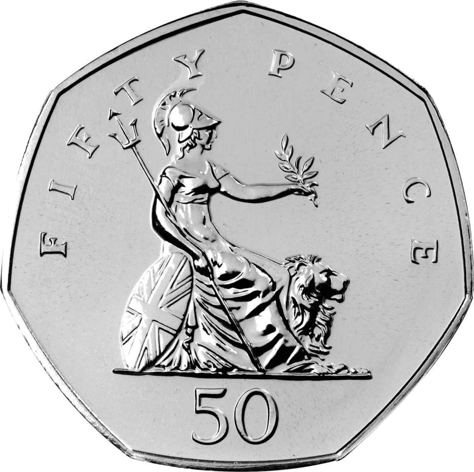 The unique 50p is selling for 20 times its original value on eBay