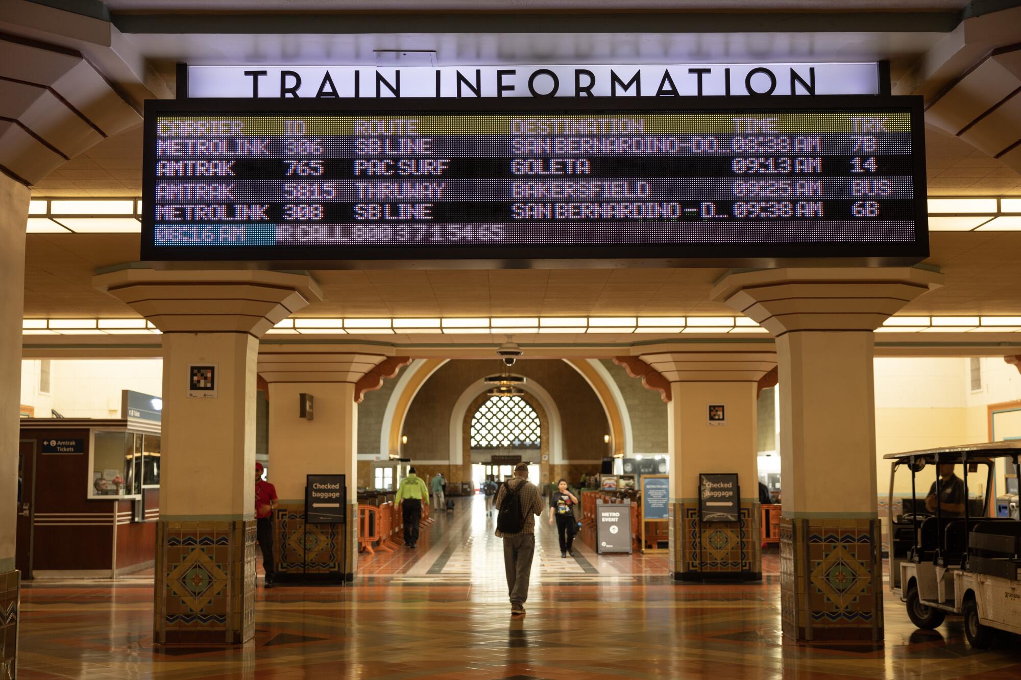 Union Station in Los Angeles.