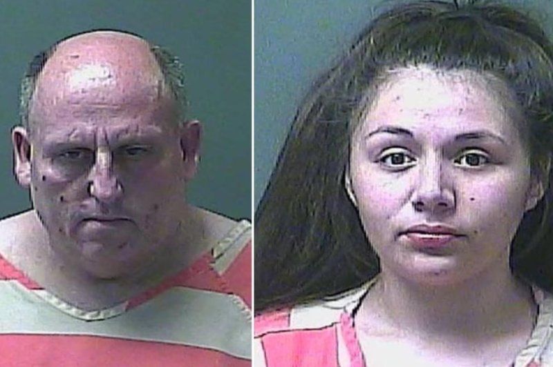 Terry L. Wood, 53, and Breanna C. Puentez, 25, each are charged with felony offenses for theft and cemetery mischief for allegedly stealing at least 15 bronze markers from veterans' graves and damaging another in cemeteries in northwestern Indiana. Photo by La Porte County Sheriff's Office