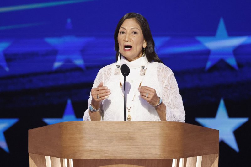 Secretary of the Interior Deb Haaland said Wednesday $254 million in grants is "a critical step to bringing more green spaces to urban and disadvantaged communities." It's the largest-ever grant from the department's Land and Water Conservation Fund's Outdoor Recreation Legacy Partnership Program. File Photo by Tannen Maury/UPI