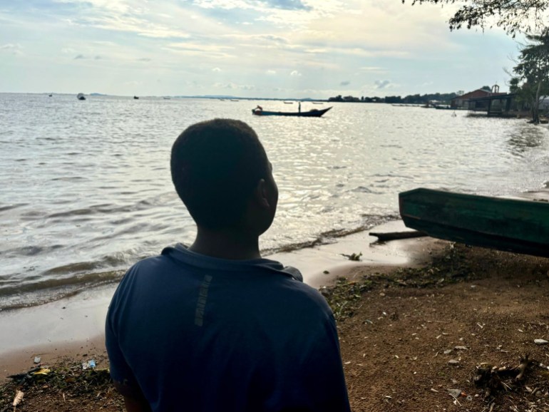 A woman in Uganda