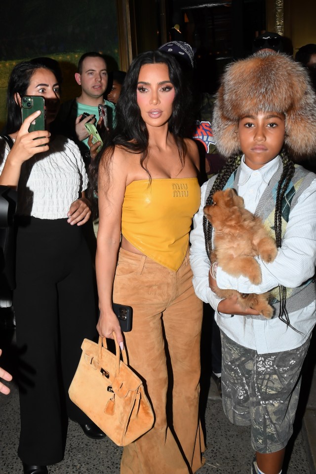 Kim Kardashian has been sending nannies and extra security to accompany her kids including daughter North West when they visit their dad