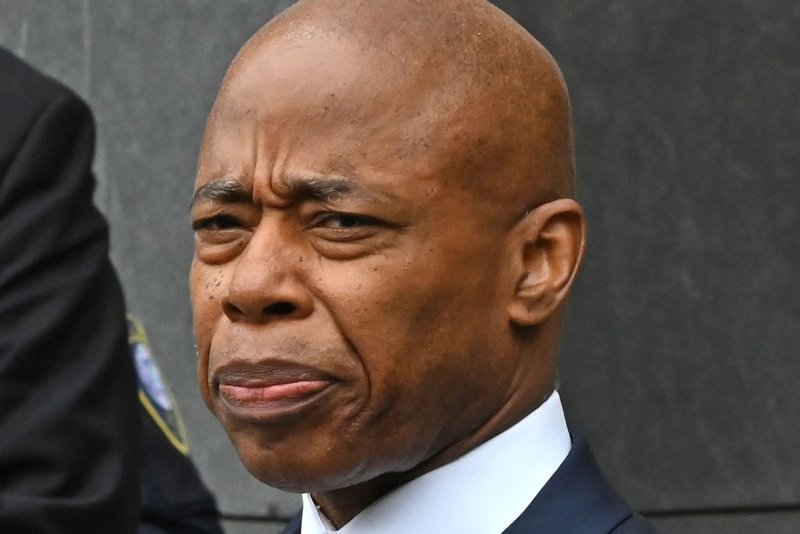 On Monday, New York Mayor Eric Adams' (pictured) lawyer Alex Spiro asked a judge to toss out the bribery charge, which he claimed "does not meet the definition of bribery” because the mayor’s indictment did not indicate that he agreed to perform an official act in exchange for alleged bribes. Photo by Louis Lanzano/UPI