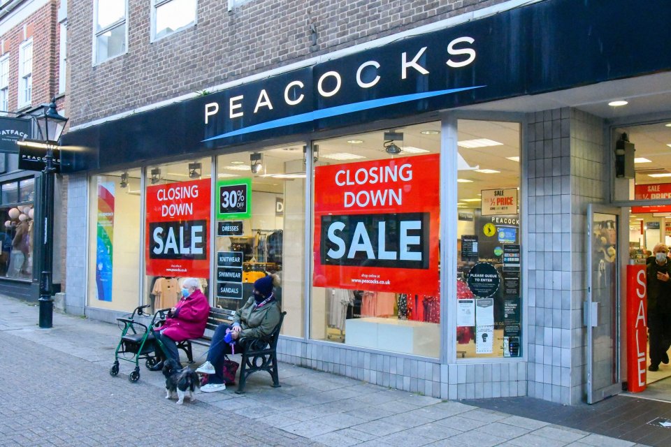 Peacocks has announced its store in Consett will close forever next month