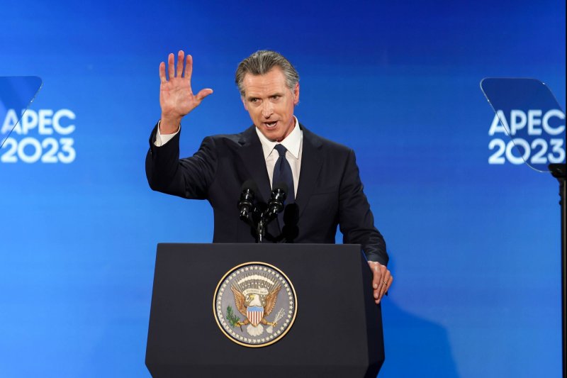 Calif. Gov. Gavin Newsom has vetoed Assembly Bill 1840, which would have banned turning down otherwise qualified applicants for the state's homebuyers assistance program based solely on immigration status. File Photo by Justin Tafoya/U.S. Department of State/UPI