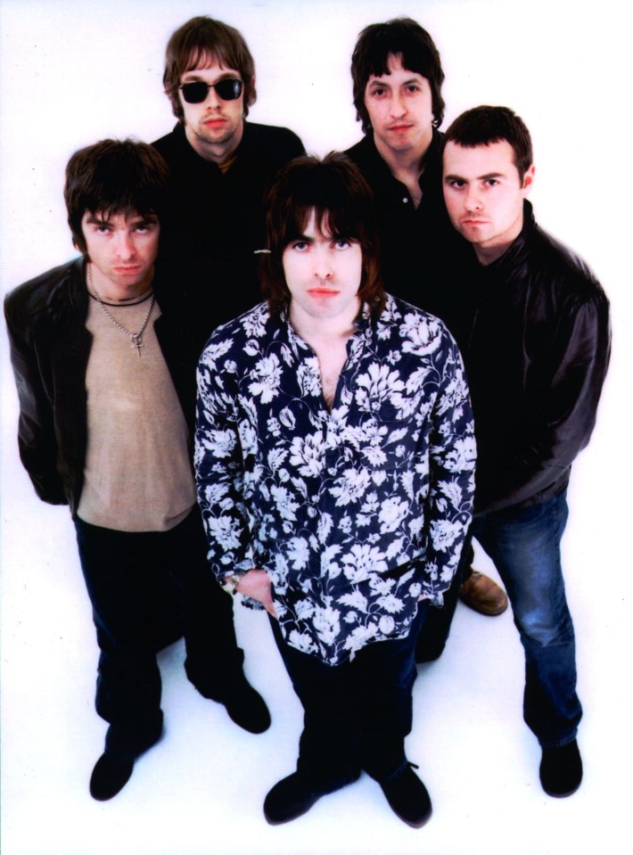 Ex-Oasis bassist Andy Bell, pictured top left, and guitarist Gem Archer, top right, will be back for the band's reunion