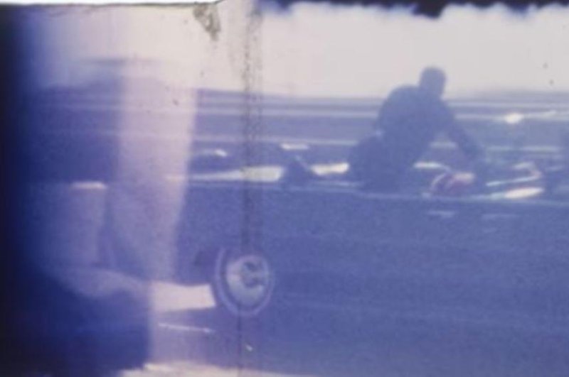 A home movie showing footage of the presidential motorcade moments after John F. Kennedy was shot was auctioned for nearly $138,000. Photo courtesy of PR Auction