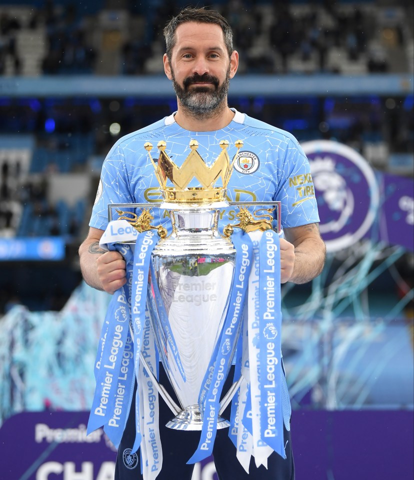 Scott Carson has won four Premier League trophies at Man City