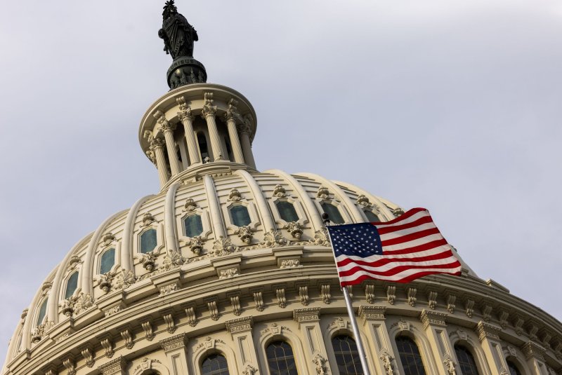 The U.S. Senate and House voted Wednesday to approve a short-term funding bill and avert a government shutdown ahead of Monday's deadline. The bill, which now heads to President Joe Biden's desk, funds the government at current levels through Dec. 20, with an additional $231 million to fund security for the presidential nominees leading up to November's election. File Photo by Julia Nikhinson/UPI