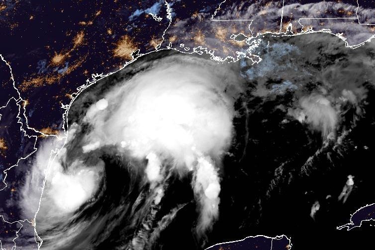 Tropical Storm Francine is expected to make landfall in Louisiana on Wednesday, potentially as a Category 2 hurricane. Image courtesy NOAA