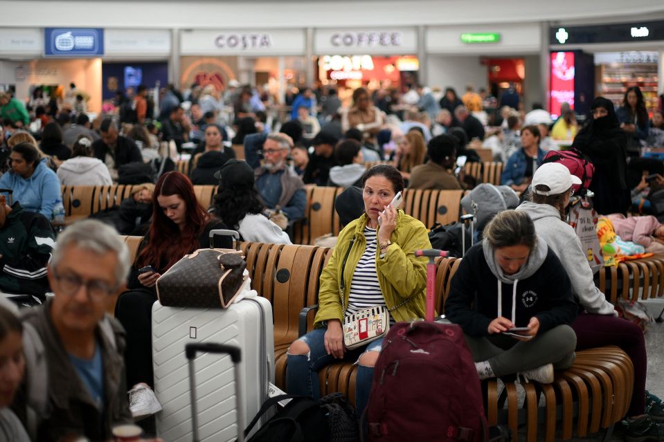 Passengers are advised to head to the boarding gate as directed - even if the flight is delayed by an hour or more.