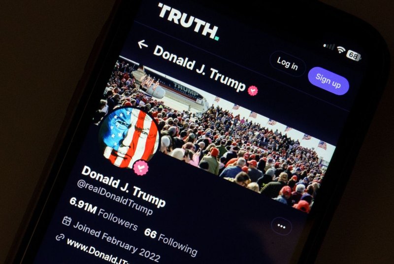 One of the co-founders of Trump Media & Technology Group Corp., parent company of the Truth Social platform, has sold nearly his entire ownership stake in the firm, according to a regulatory filing this week. File Photo by Will Oliver/EPA-EFE