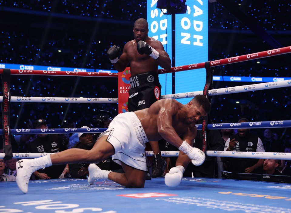 Anthony Joshua suffered a crushing fifth-round loss to Daniel Dubois on Saturday night