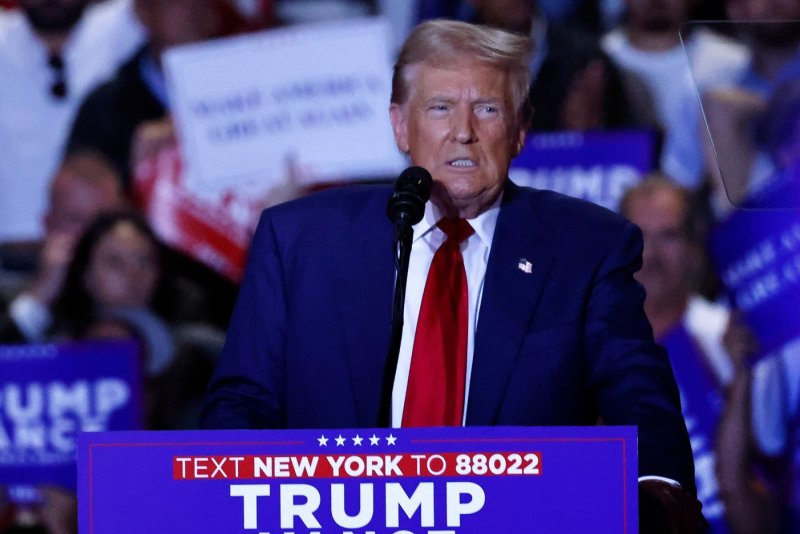 The U.S. Senate unanimously passed the Enhanced Presidential Security Act on Tuesday that would provide equal Secret Service protection to presidents and all major party candidates following two assassination attempts on former President Donald Trump. Photo by Peter Foley/UPI