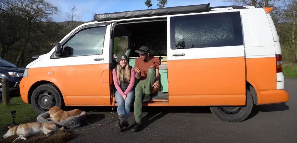 Ben and Lola sold their house to live in a tiny 20-year-old VW campervan