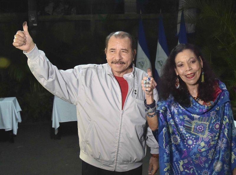 The White House Thursday announced that the Biden-Harris administration has freed 135 people described as Nicaraguan political prisoners. The U.S. considers them wrongfully detained because they were considered threats to President Daniel Ortega and Vice President Rosario Murillo's "authoritarian rule." File Photo by Rodrigo Arangua/EPA