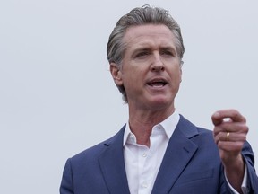 FILE - California Gov. Gavin Newsom speaks during a press conference in Los Angeles, Wednesday, Sept. 25, 2024.