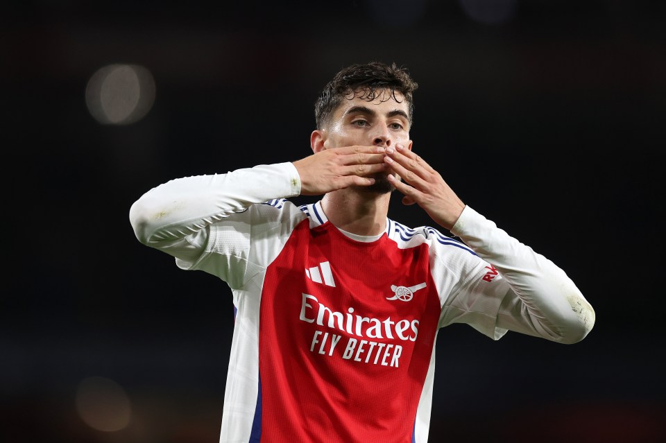 Kai Havertz also scored in the routine Champions League win