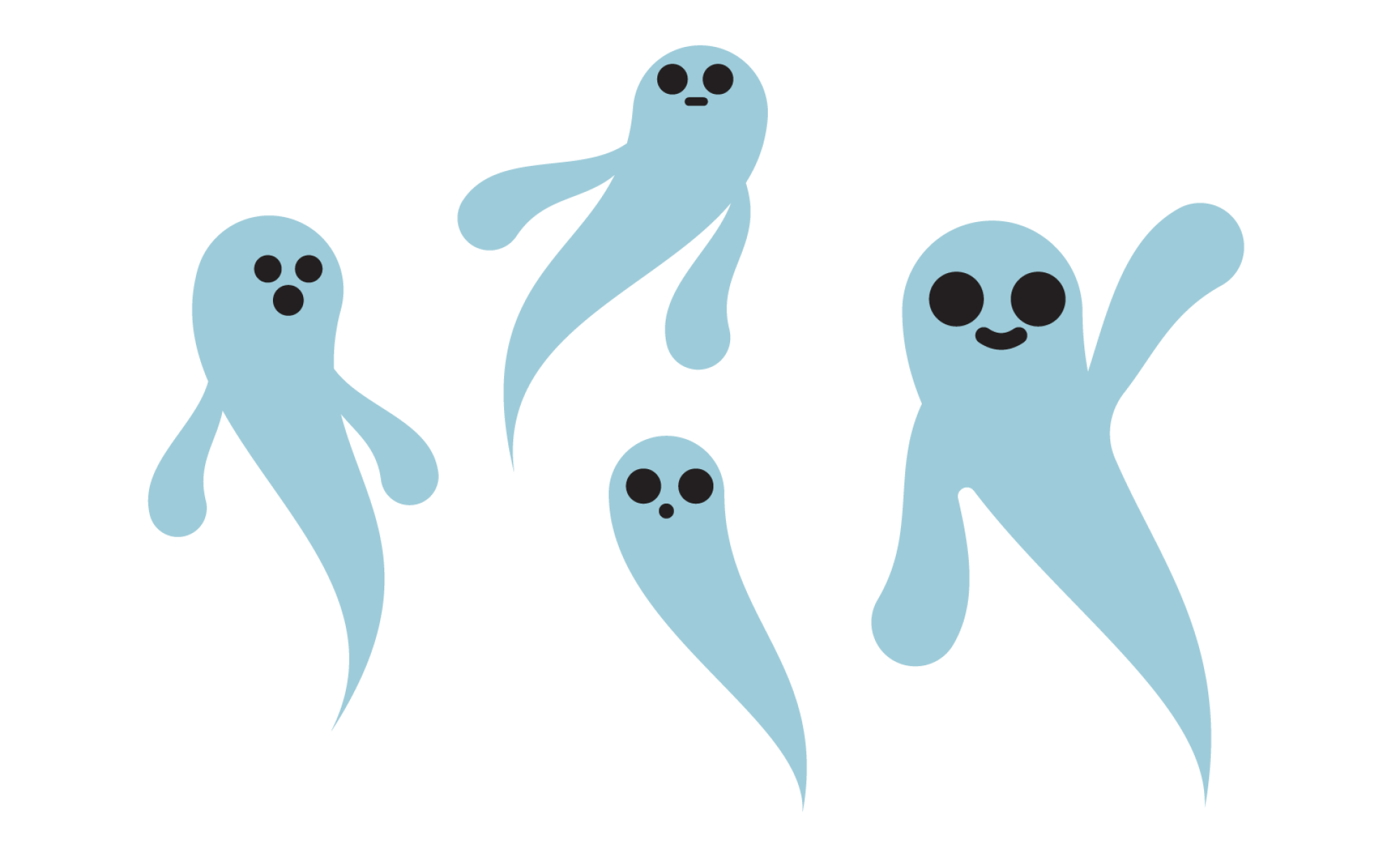 Four ghosts