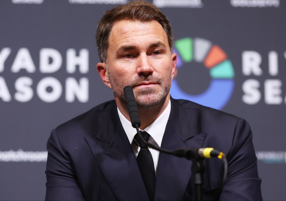 Eddie Hearn has claimed he will not watch the clash