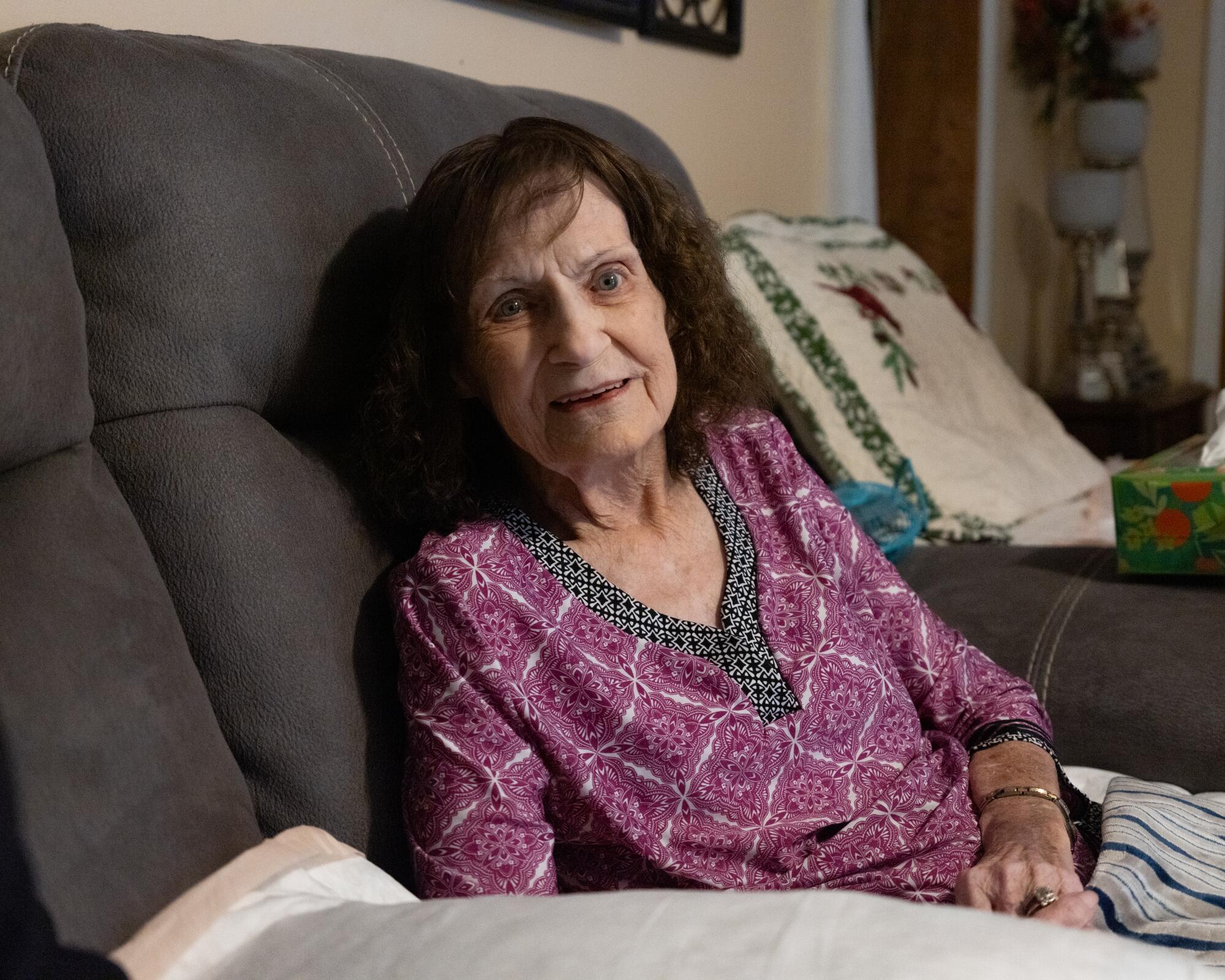 Bertie (DeHart) Vance, 96, at her home in Micco, W.Va.