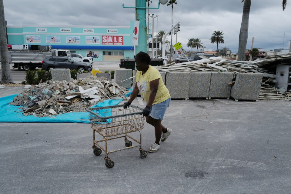 People continue to clean up from the previous storm