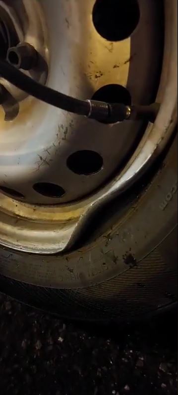 Many experienced dented or cracked alloys on their tyres