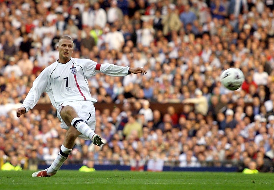 Becks' last-gasp strike sent the Three Lions to the 2002 World Cup