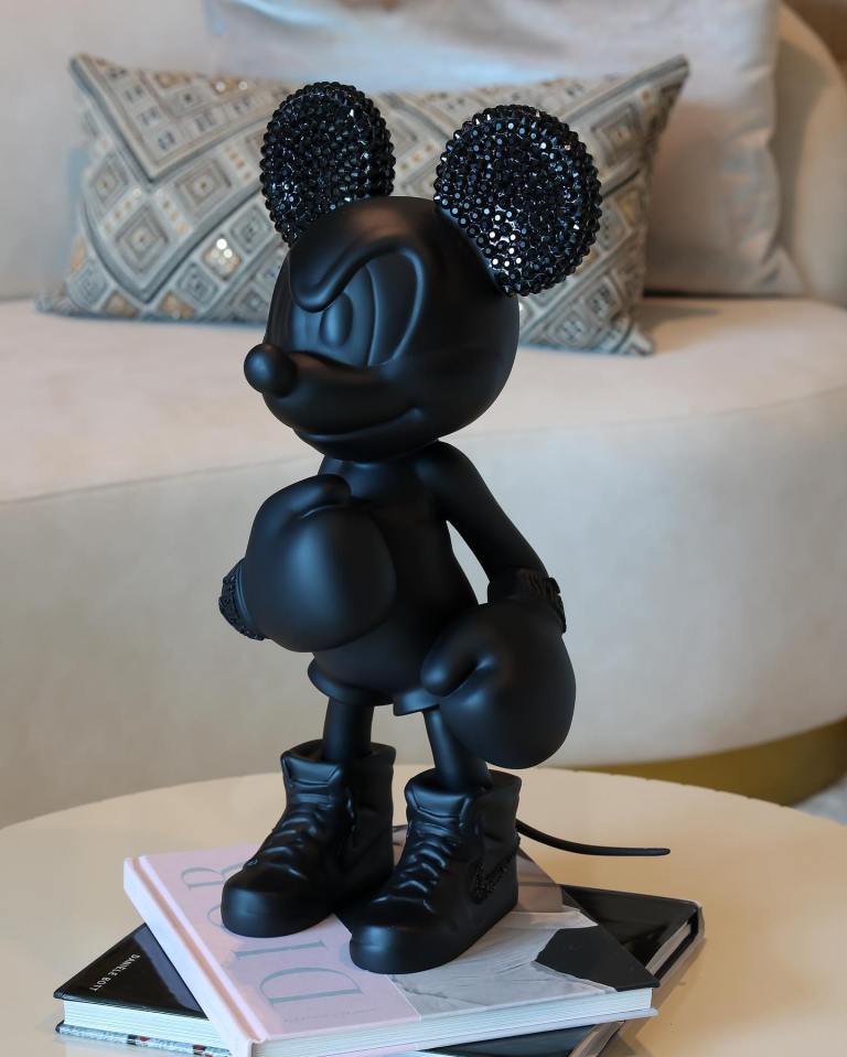 The art pays homage to Mickey Mouse and starts at around £8,000