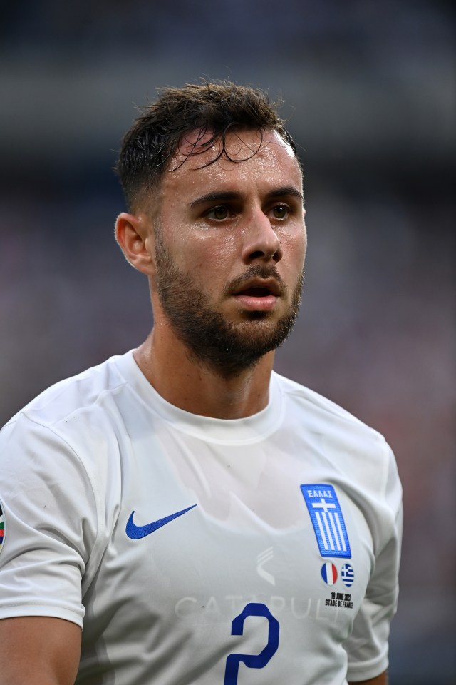 Baldock became Greece's starting right-back upon his arrival in 2022