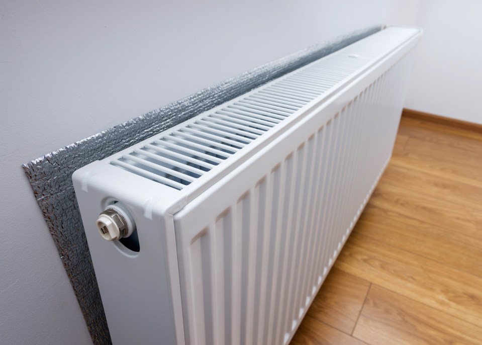 Using tin foil behind a radiator will reflect your radiator's heat back into the room