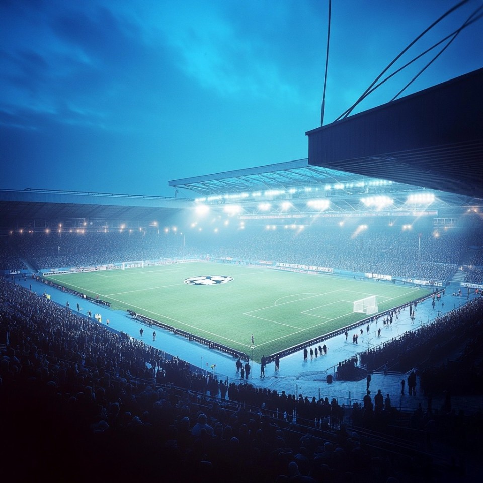 This is how Maine Road could look on Champions League nights