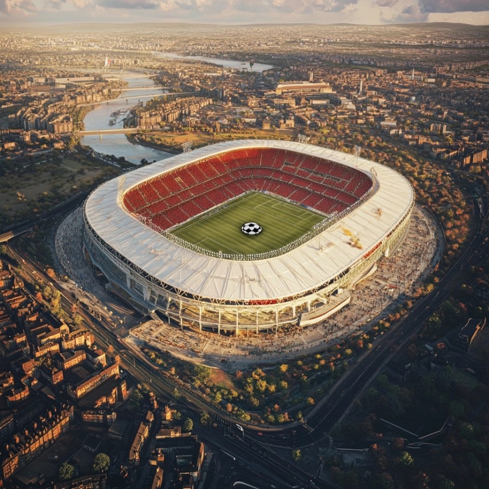 AI's version of the Old Wembley