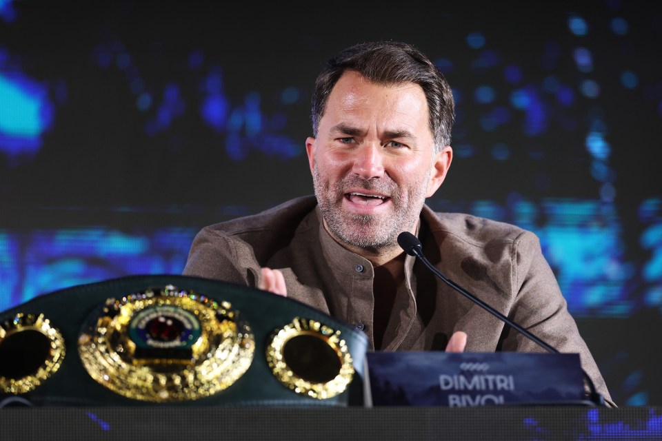 Eddie Hearn could not hide his fury at the judges' decision