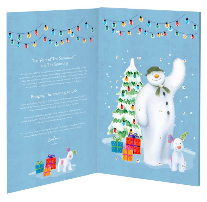 Royal Mint have revealed it has hidden a solid gold coin behind door 24 in one limited-edition the Snowman advent calendar, offering someone the chance of 'striking gold'