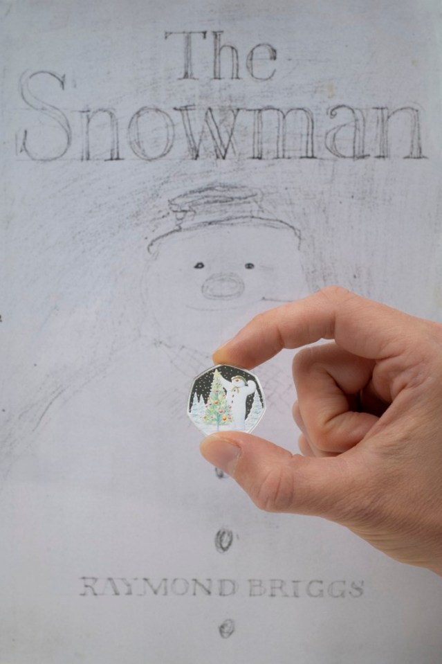 From 11 November, fans will be able to strike their very own 50p featuring The Snowman