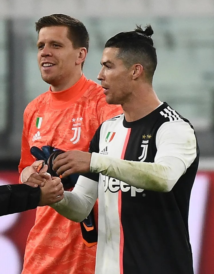 Szczesny revealed to Ronaldo his son is a big fan, but 'won't tell anybody'